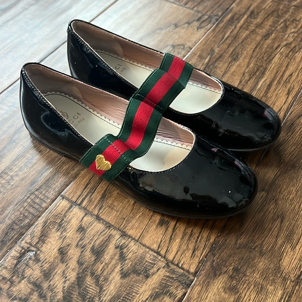 Girls Black Gucci Shoes (32)